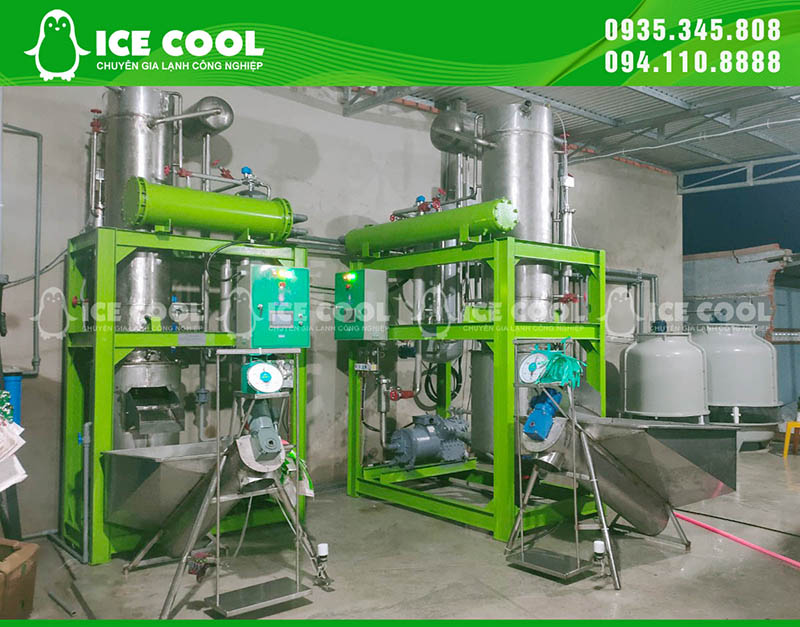 Máy đá viên ICE COOL với công nghệ hiện đại, tạo đá nhanh chóng và đá sạch tinh khiết