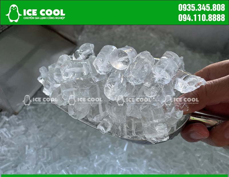 Đá viên cà phê chất lượng từ máy làm đá ICE COOL