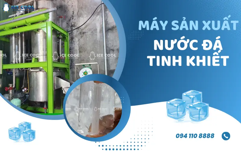 Máy sản xuất nước đá tinh khiết