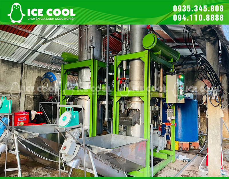 Máy đá viên ICE COOL chất lượng cao tạo đá nhanh chóng và đảm bảo tinh khiết