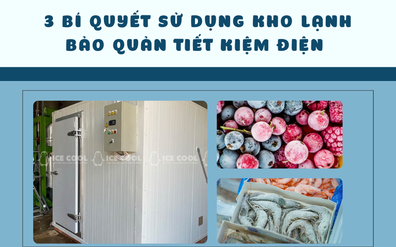 3 bí quyết sử dụng kho lạnh bảo quản tiết kiệm điện cho doanh nghiệp