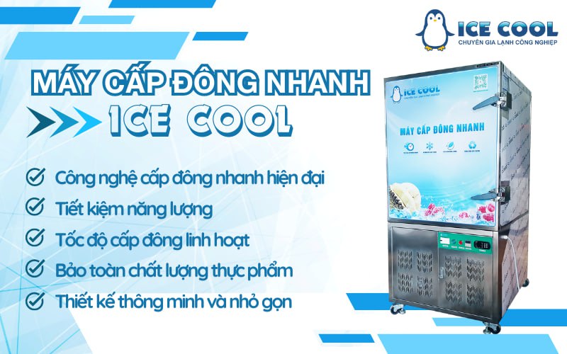 5 lợi ích của máy cấp đông nhanh thực phẩm tươi mà bạn cần biết