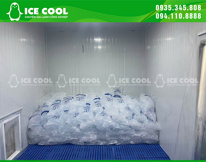 Bảo quản trong kho lạnh để giữ được chất lượng tốt nhất cho đá