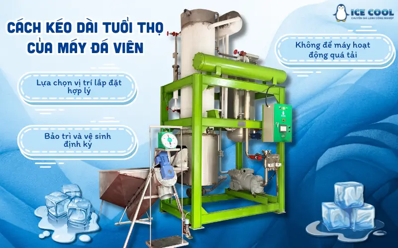 Chia sẻ cách kéo dài tuổi thọ của máy đá viên từ kinh nghiệm thực tế