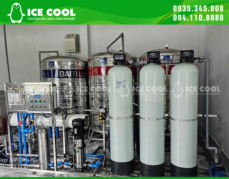 Lọc nước RO ICE COOL kết hợp làm nước đóng bình