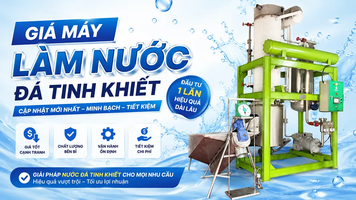 Giá máy làm nước đá tinh khiết có phù hợp với mô hình kinh doanh vừa và nhỏ không?
