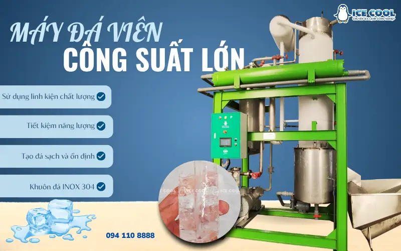 Chi phí đầu tư máy làm đá viên công suất lớn và thời gian hoàn vốn