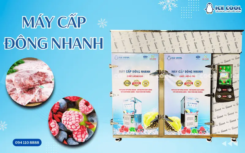 Máy cấp đông nhanh giữ chất lượng thực phẩm