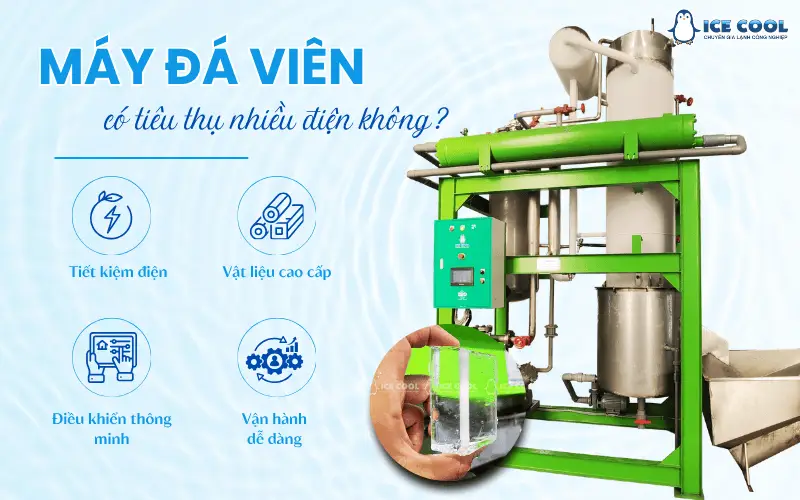 Máy đá viên có tiêu thụ nhiều điện không?