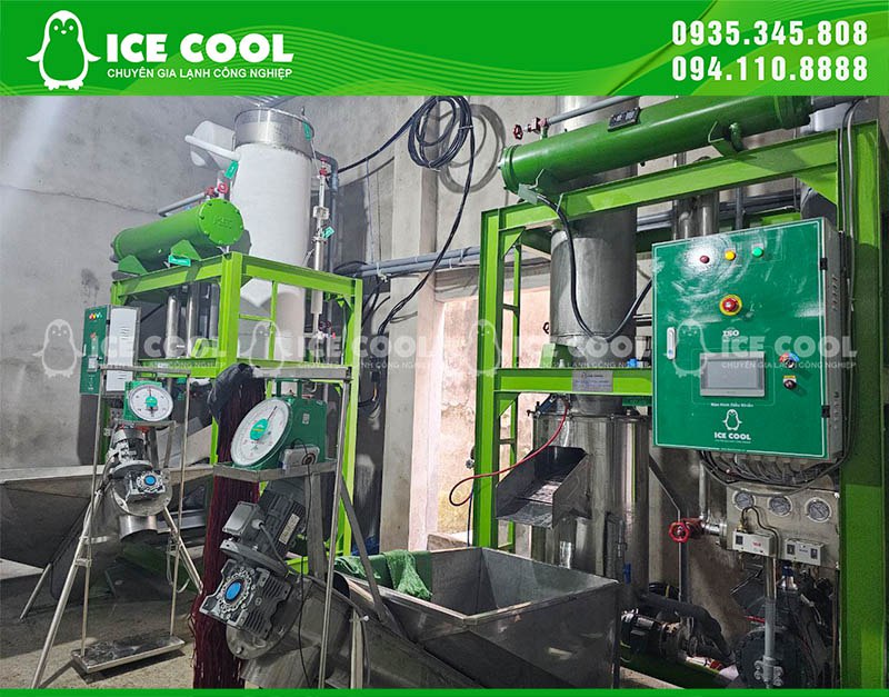 Lắp đặt hệ thống 2 máy đá viên tại Gia Lai – Bàn giao trọn gói, vận hành ổn định ngay ngày đầu