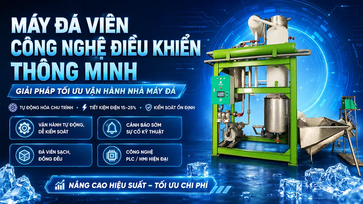 Máy đá viên công nghệ điều khiển thông minh