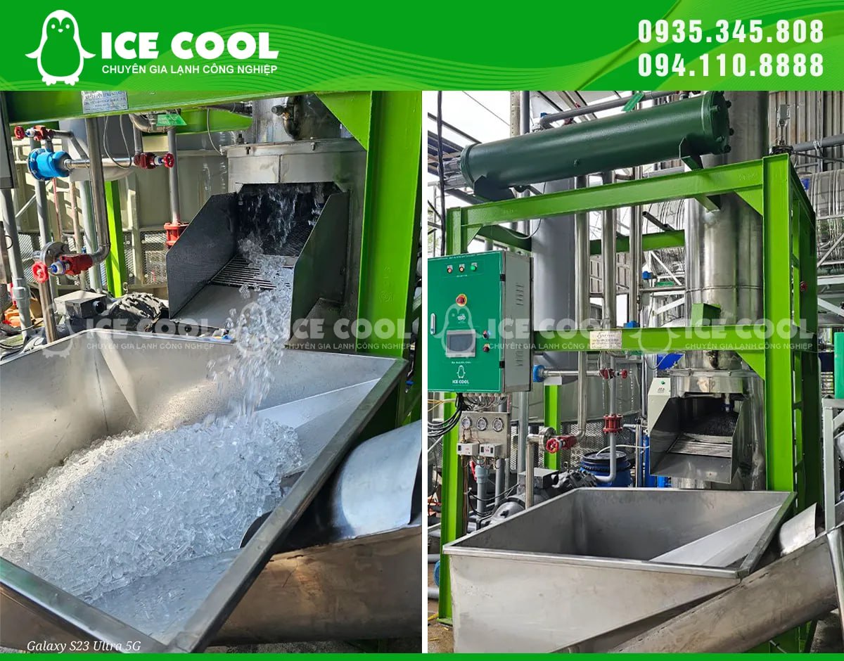 Máy lắp đặt hoàn chỉnh tại xưởng đá của khách hàng và vận hành ổn định