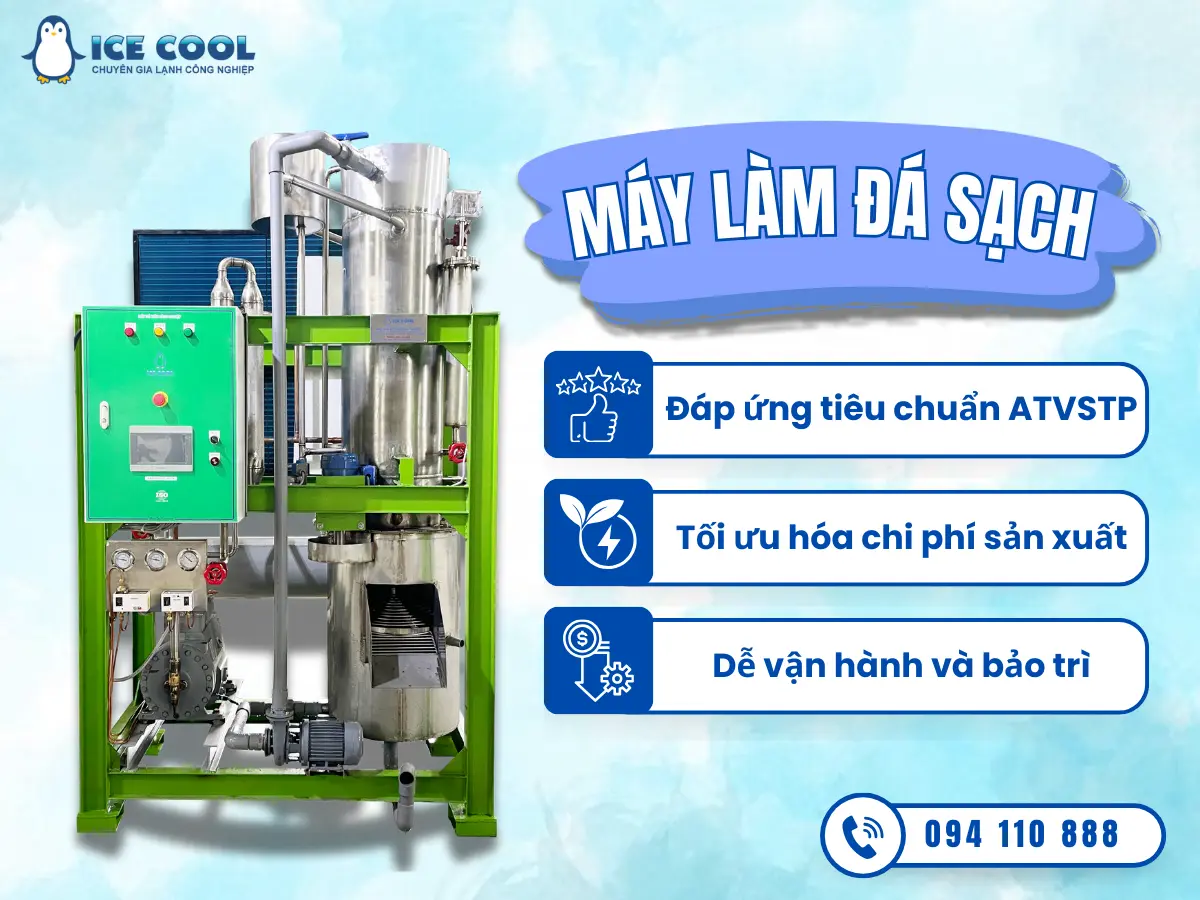 Lợi ích khi đầu tư máy làm đá sạch