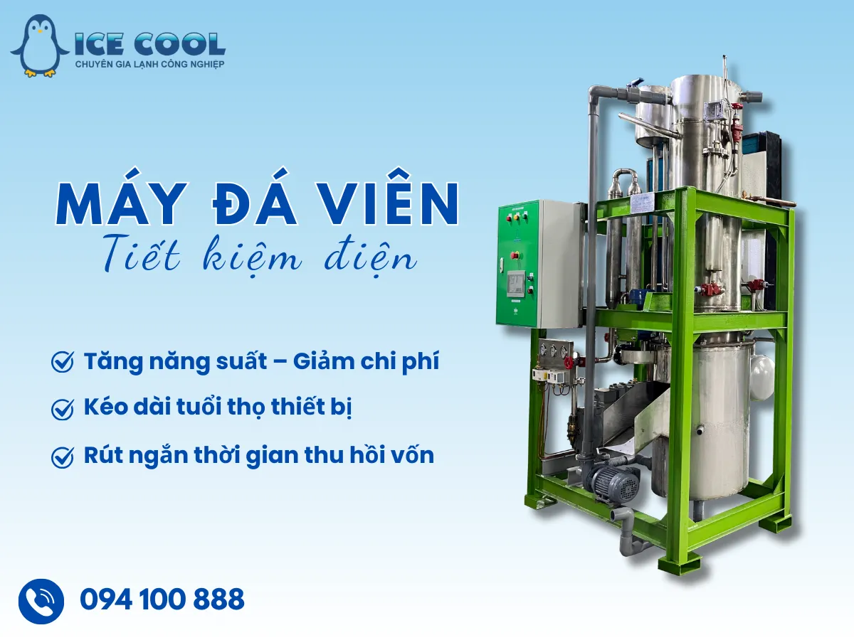 Lợi ích của máy đá viên tiết kiệm điện ICE COOL