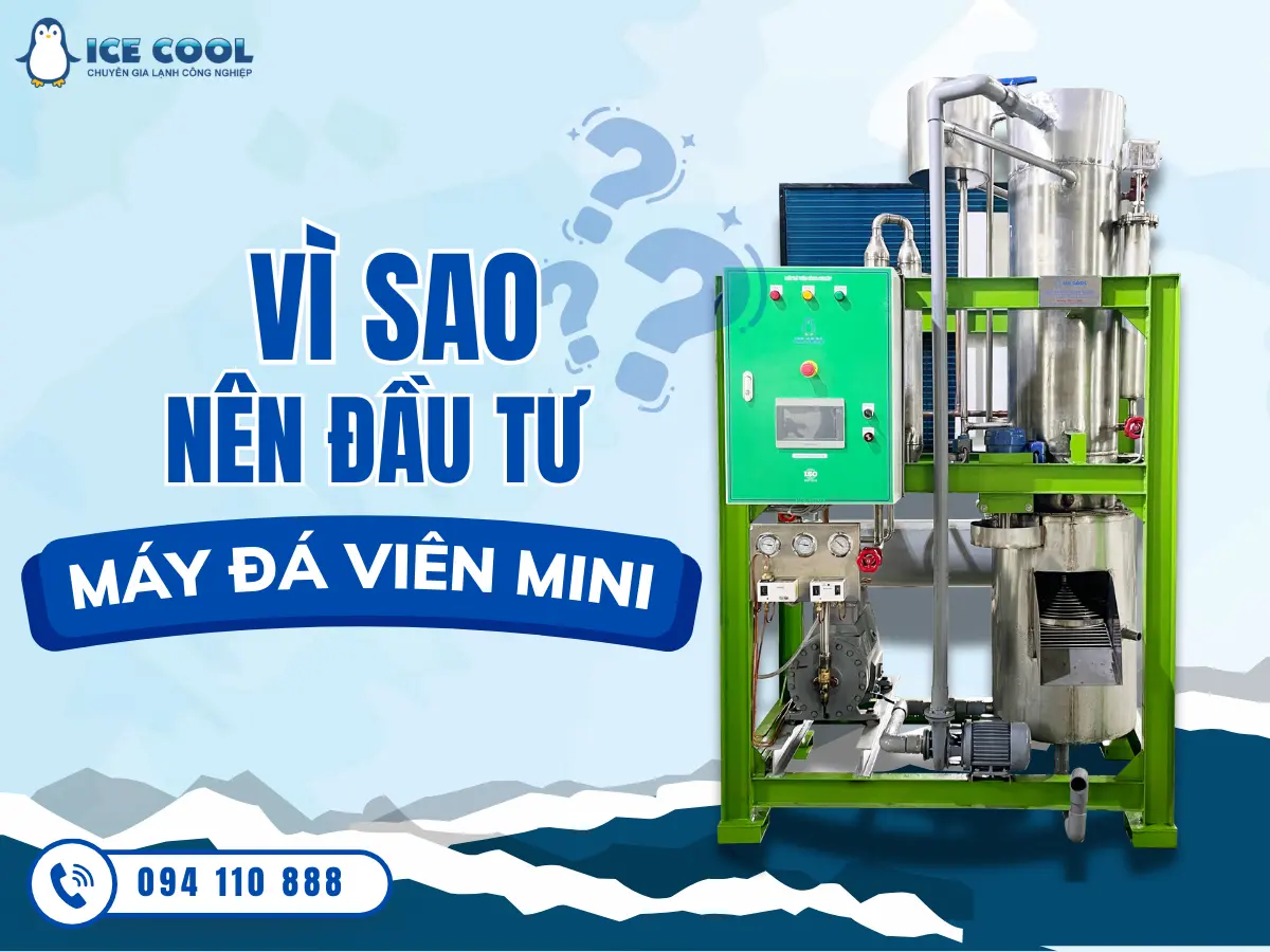 Máy đá viên mini là gì? Vì sao nên đầu tư máy đá viên mini