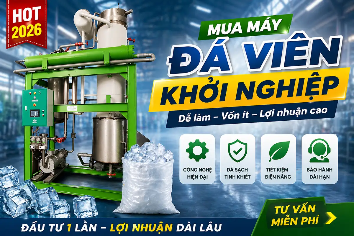 Nên gửi tiết kiệm hay mua máy đá viên khởi nghiệp?