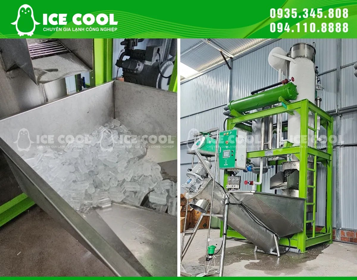 Máy tạo đá nhanh chóng, đá sạch tinh khiết
