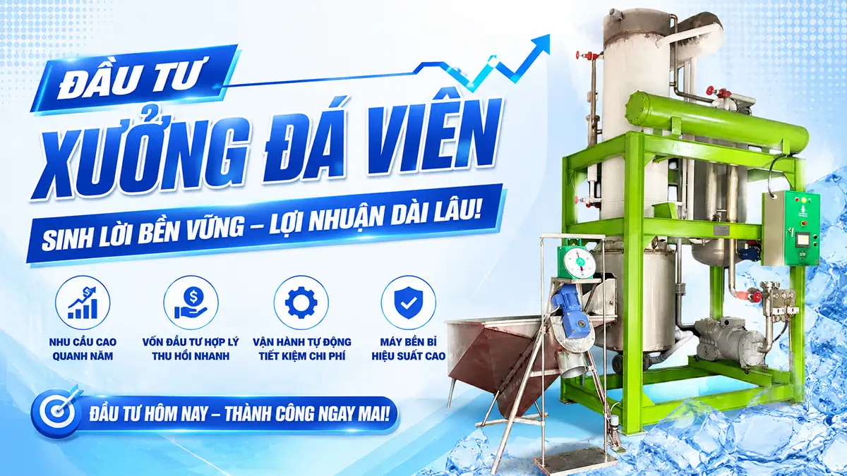 Đầu tư xưởng đá viên trên mặt bằng sẵn có có tiềm năng không?