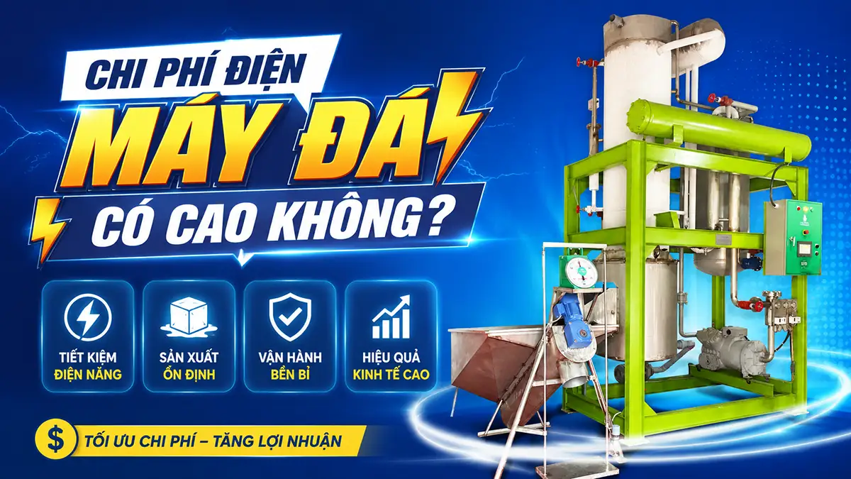 Chi phí điện của máy đá có cao không?