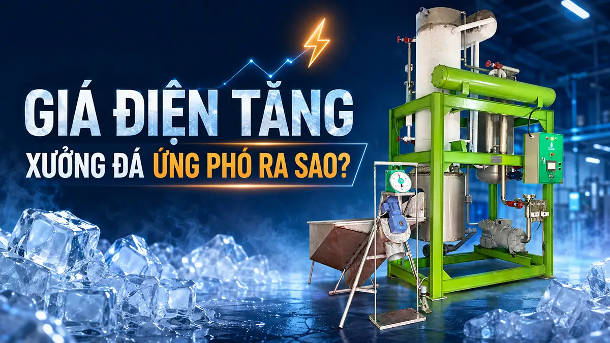 Giá điện tăng ảnh hưởng đến ngành đá viên như thế nào?
