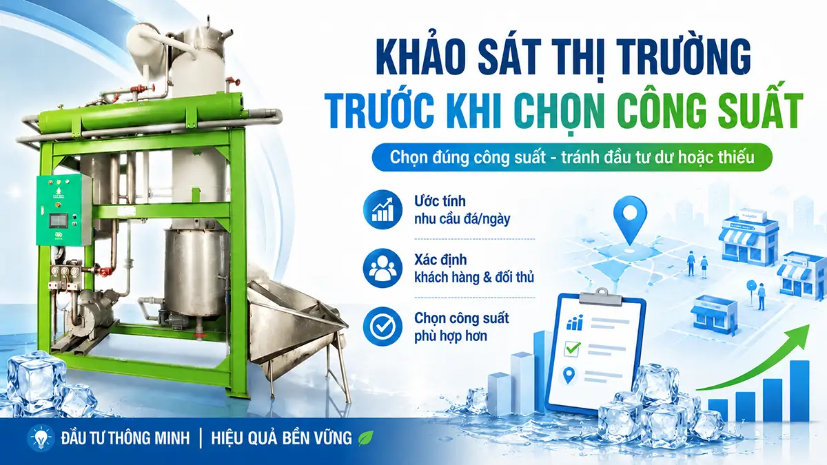 Vì sao phải khảo sát thị trường trước khi chọn công suất?