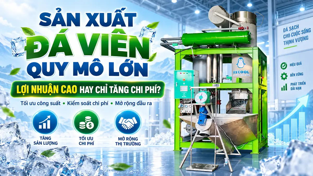 Sản xuất đá viên quy mô lớn có thực sự mang lại lợi nhuận cao?